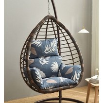 야외 그네 흔들 의자 정원 피크닉 테라스 파티오 쇼파 계란 스윙 쿠션 교수형 해먹 쿠션 스윙 교수형 바구니 패드 실내 안뜰 홈 장식 없음, 단풍잎, 단풍잎