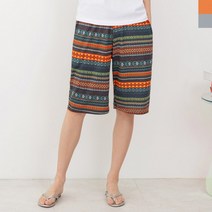 스트라이프 반바지 여자 홈웨어 무늬반바지 XL사이즈 88까지