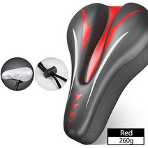 Xunting MTB 자전거 안장 덮개 도로의 편안한 통기성 슈퍼 자전거 안장 액세서리, gjlxk 빨간.