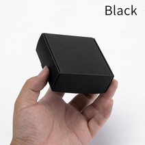 선물상자 리본 포장박스 블랙 판지 비누 맞춤형 크기 로고 인쇄 지원, 15.Black - 10pcs-15x10x3cm