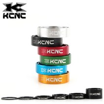 KCNC 자전거 헤드셋 스페이서링 스페이스 스템 높이 조절 MTB 로드 사이클, 3mm 레드, 1개