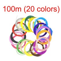 3D펜 무선 3d 드로잉 펜 저온 3 색 필라멘트 어린이를 위한 최고의 선물 인쇄 DIY 3D 아트 충전식 연필, 05 100M PCL