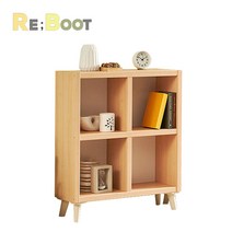 리부트 미니 책장 거실장 810-2단 오픈, 메이플