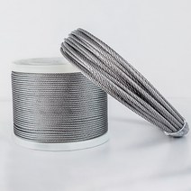 와이어로프 10 Meter 강철 와이어 로프 케이블 0.3mm 0.4mm 0.5mm 0.6mm 0.8mm 1mm 1.2mm 빨랫줄 Rustproof 304 스테인레스 스틸 7x7, [03] 0.45mm