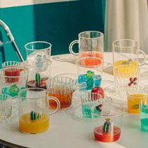 이태리 이첸도르프 DESERT PLANTS 선인장 컬렉션 내열 유리컵 머그 커피잔, 04.선인장 저그4