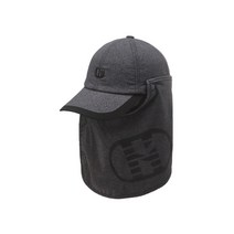 22FW [WINTER ESSENTIAL]차콜 마스크형 방한캡 HUHE2F704CG, 058
