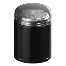 휴대용 미니 전기 면도기 면도 면도기 방수 여행 남성용 면도기, 70mmx46mmx46mm, ABS 플라스틱, 검은색