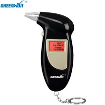 GREENWON-68S 알코올 테스터 디지털 감지기 음주 측정기 경찰 백라이트 디스플레이 흰색 상자 설명서 없음, Black_1