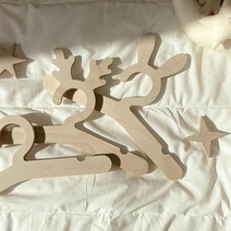 [베이비굿] 유아 우드 옷걸이 아기 원목옷걸이, 기본형