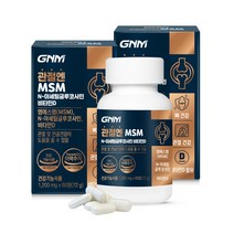 GNM자연의품격 연골 무릎 관절엔 MSM 글루코사민 비타민D, 60정, 2개