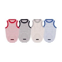[T.132스트라이프골지민소매] 132 Stripe Golgi Sleeveless/4color, 레드,S