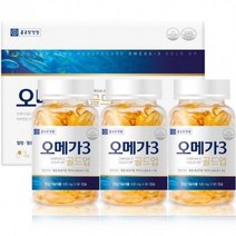종근당 종근당건강 오메가3 EPA DHA 비타민E 함유 혈행개선 항산화, 180캡슐, 1박스