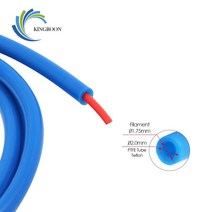 thp주름관 KINGROON 미터 블루 PTFE 튜브 파이프 D 프린터 부품 mm x RepRap J 헤드 핫 엔드 보우 덴 압출기 .mm, [02] WHITE