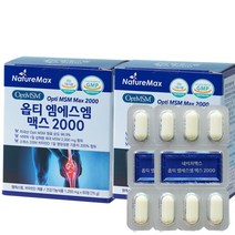 옵티 엠에스엠 MSM 2000 비타민D 관절 연골건강 고함량, 2개, 60정