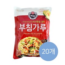 백설 부침가루, 500g, 20개
