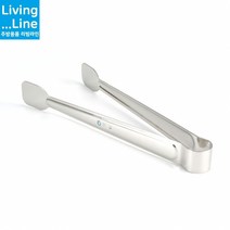 KT 톱니가 없는 위생 집게 야채 빵 집게 주방 뷔페 레스토랑 다용도 집게 대/중/소 위생적 조리용집게 업소용 가정용 반찬집게 튀김집게 캠핑집게, 써빙집게[사각-CS]-소