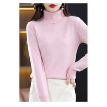 시즌특가 여성 캐시미어100 니트 단색 터틀넥 목폴라 모헤어 스웨터