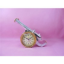 배터리포함 탁상시계 인테리어까페소품 귀여운 LED 아날로그 특이한 엔틱, 랜덤배송