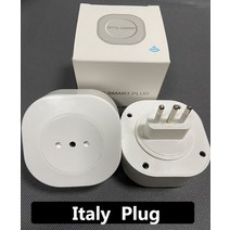 WiFi 스마트 플러그 16A EU 브라질 이스라엘 Tuya 무선 원격 음성 제어 전원 모니터 Alexa Google 홈 용 소켓 스마트콘센트, 4 개, 16A 이탈리아 플러그