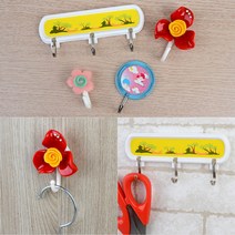 벽부착식 고리행거 모음 / 마스크걸이 열쇠걸이, 제품선택, 원형 2P