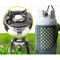 나비아 탱크/원더풀 호스형버너/LPG 스틸가스통 3kg(중국산) 가스호스 가스통 보관가방, 나비아탱크버너