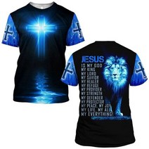 예수님 그리스도 PLstar Cosmos Christian olic Jesus R Streetwear 3DPrint Summer Casual Funny T-shirts, 18 T-shirts_06 XXL