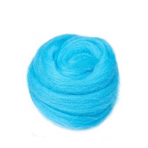 양모펠트 Fenrry-48 색 5g/10g/20g/50g 양모 펠트 섬유 소프트 로빙 DIY 공예 바늘 펠팅 재료 초보자를 위한 도구, [02] 10g, [40] S49