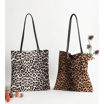 오엔시 2color 여자 에코백 호피 레오파드 숄더 여대생 가방