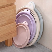 W78E00EL 컬러링 스마트 접이식 대야 폴딩 세숫 대형 접는 접히는 대아 설거지 싱크, 핑크-대