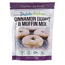 Diabetic Kitchen 다이아베틱 키친 노슈가 시나몬 도넛 머핀 믹스 235g 2팩