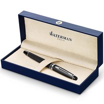 Waterman 엑스퍼트 롤러볼펜 글로스 블랙, Black Chrome Trim