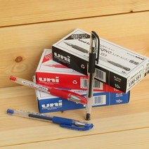 [일오삼유통] 유성볼펜 화이트볼펜 블랙볼펜 잘써지는볼펜 수성펜 필기펜 클립펜 기본볼펜, 혹★ 유니볼 시그노 0.38mm 젤펜 겔펜 중성펜 1다, 혹★ 레드 1다스