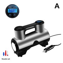 에어펌프 DC 12V 100PSI 휴대용 디지털 자동차 타이어 풍선 펌프 조명 공기 압축기 휠 LED 라이트, 01 A