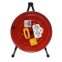 토목공사 건설현장용 자동 누전 차단 전기연장선 전선릴 50M 실외공사 릴콘센트