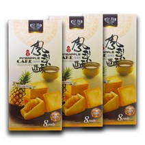 브라더스 대만 펑리수 파인애플 케익 3개(184g*3개)수입과자크래커치즈초코롤누가, 없음
