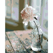 [나두화가 100선] 채색캔버스 40x50 명화그리기 세트, 81번) 한송이 달리아