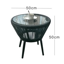 철재 체어 테라스 카페 발코니 접이식 앤틱 레저 등나무 카페의자 라탄 인테리어쇼파 나무, 03. C