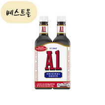 [해외] A1 스테이크 소스 대용량 567g 2개입 베스트몰 미국직구, 2개