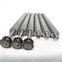 컨베어 벨트 롤러 엘리베이터 로라 산업용 콘베어 휠, 직경 76x400mm 2개 세트