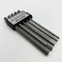 TOOLSTAR 육각비트 비트날 임팩용 렌치세트 75mm TS-HBS-75, 150mm