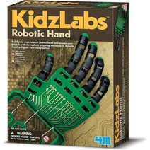 코딩컴퓨터 로봇코딩 레고 무선조종 장난감 4M zlabs 로봇 손 키트 나만의 만들기 8 용, Robotic Hand Kit