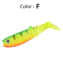 MEREDITH Cannibal Baits 80mm 100mm 125mm 인공 소프트 낚시는 Wobblers 루어 실리콘 쉐이드 웜베이스 미, CHINA_125mm 3pcs, 06 F_02 125mm 3pcs