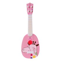 어린이 교육 놀이 장난감 악기 동물 뮤지컬 기타 우쿨렐레, [03] Pink Giraffe, [01] 36cm