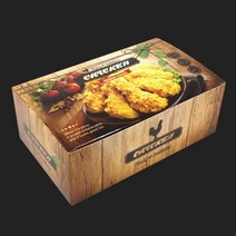 마닐라지 치킨박스 대 203x123x73(mm) 1박스 200개, 단품, 단품