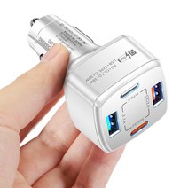 차량용충전기 시가잭usb 멀티 미니 고속 급속 Vumpach 4 포트 충전 빠른 7A 미니 11 Xiaomi 화웨이 휴대 어, 02 4 Ports White