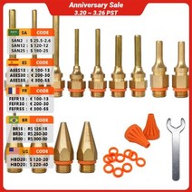 실리콘총 글루 건 노즐 액세서리 구리 소재 11mm 스틱 누출 방지 스틸 볼이 내장된 핫멜트 건에 적합합니다., 2.0x50mm, 2.0x50mm
