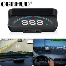 wiiyii m8 hud 헤드 업 디스플레이 자동차 obd2 obd, 검정