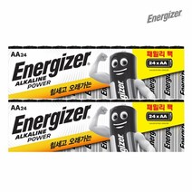 에너자이저 알카라인 패밀리팩 AA 건전지, 24개입, 2팩