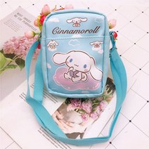 산리오핸드폰가방 크로스백 산리오 마이멜로디 쿠로미 포차코 폼폼푸린 시나모롤 키티 캐릭터 키즈백 가방 어린이 여아 숄더 백 수납백 소풍가방
