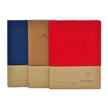 PMJ377522근영사 노트패드 아이디얼 210x273mm B5 색상랜덤 블루.브라운 레드 367555